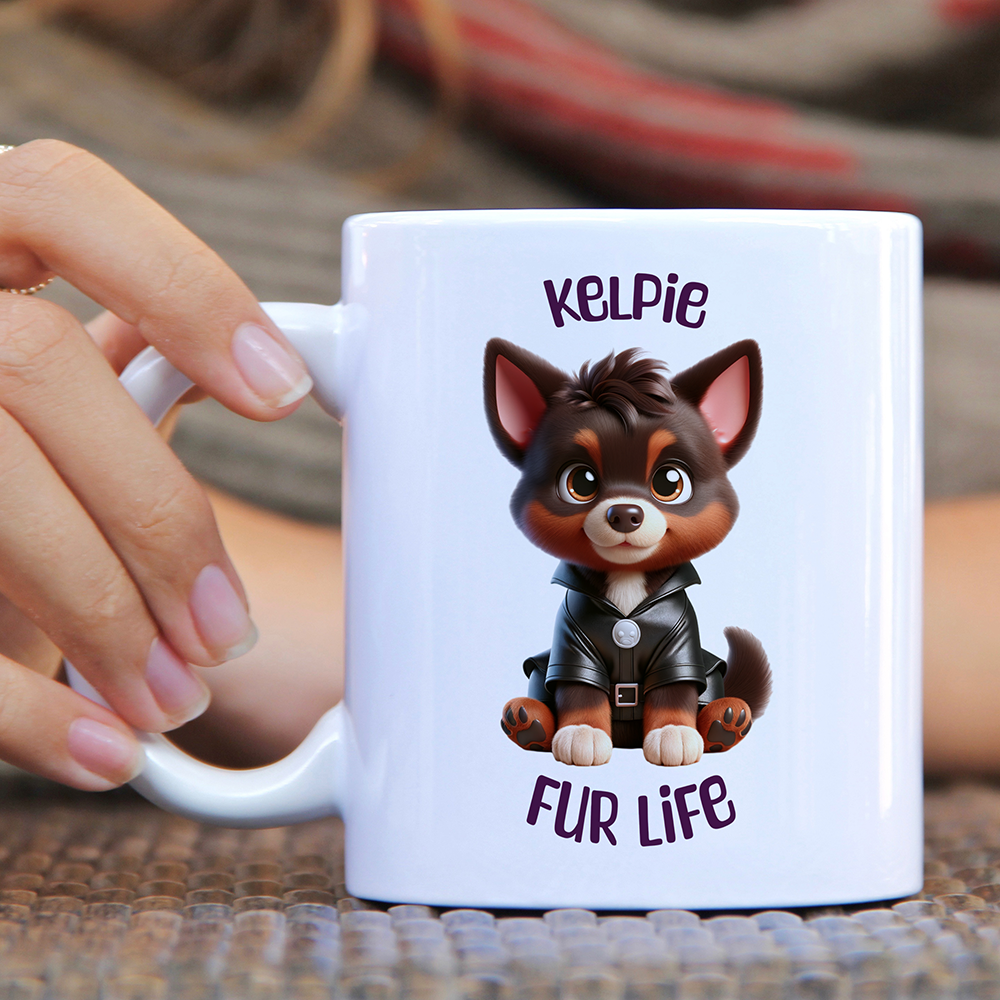 Kelpie Fur Life Mug