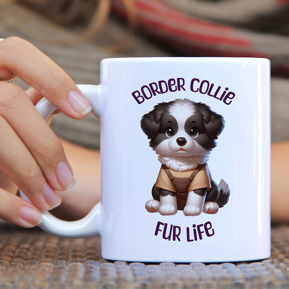 Border Collie Fur Life Mug