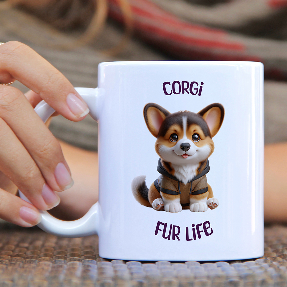 Corgi Fur Life Mug