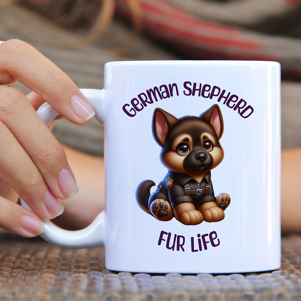 German Shepherd Fur Life Mug