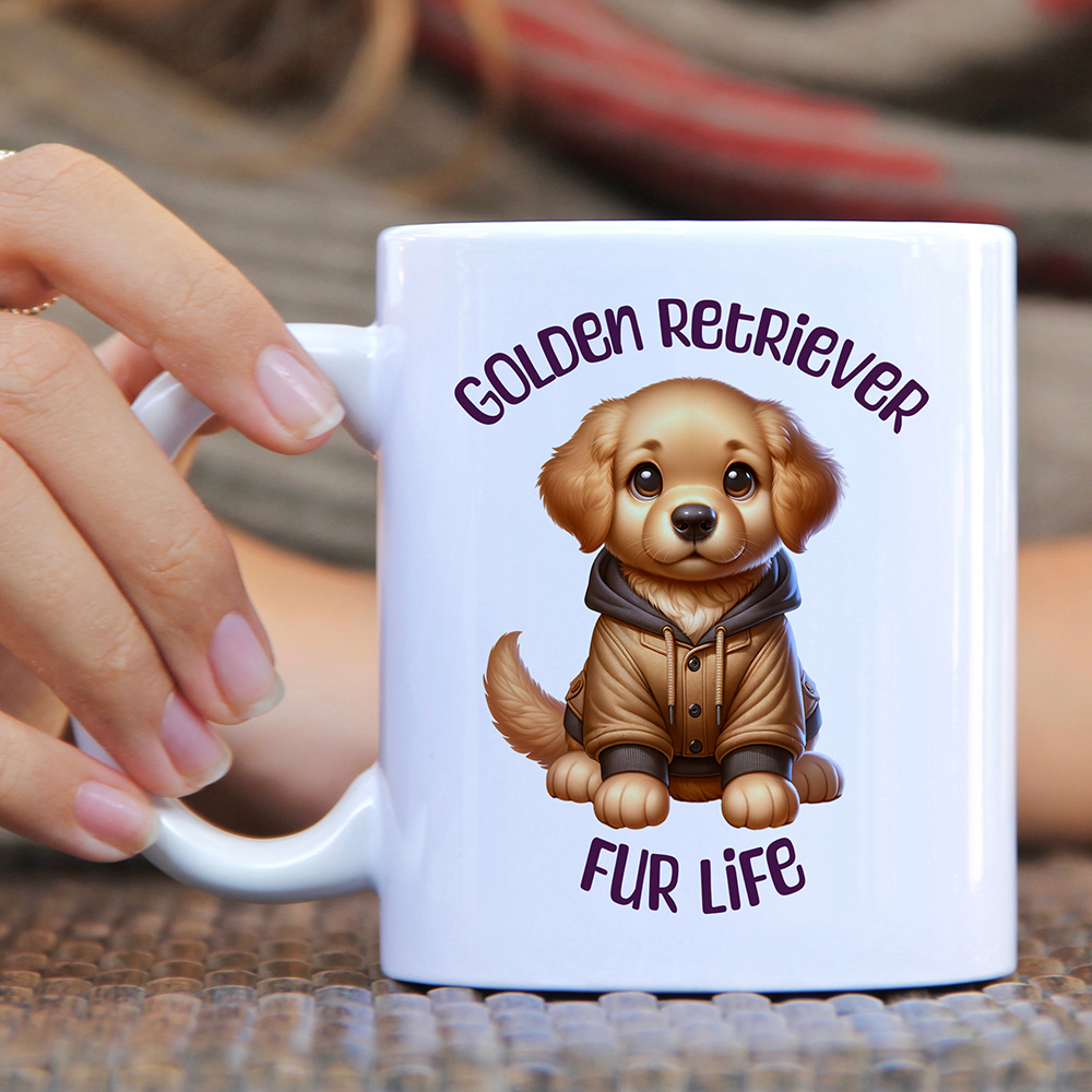 Golden Retriever Fur Life Mug