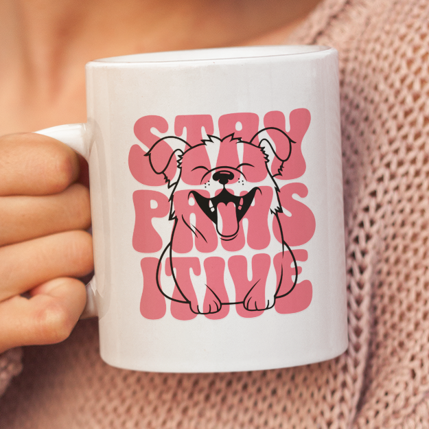 Stay Pawsitive Mug